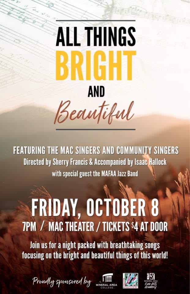 Choral Concert Friday Night at MAC