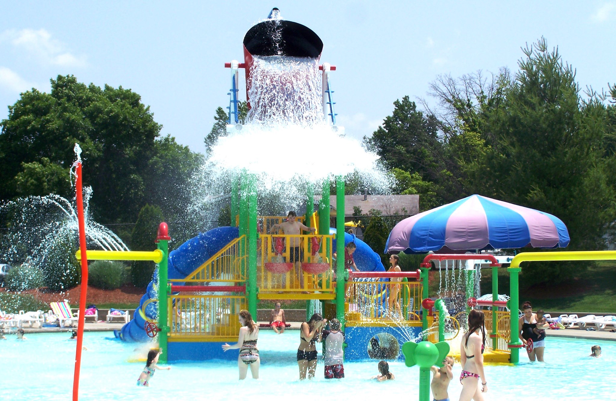 The Opening of the Farmington Water Park