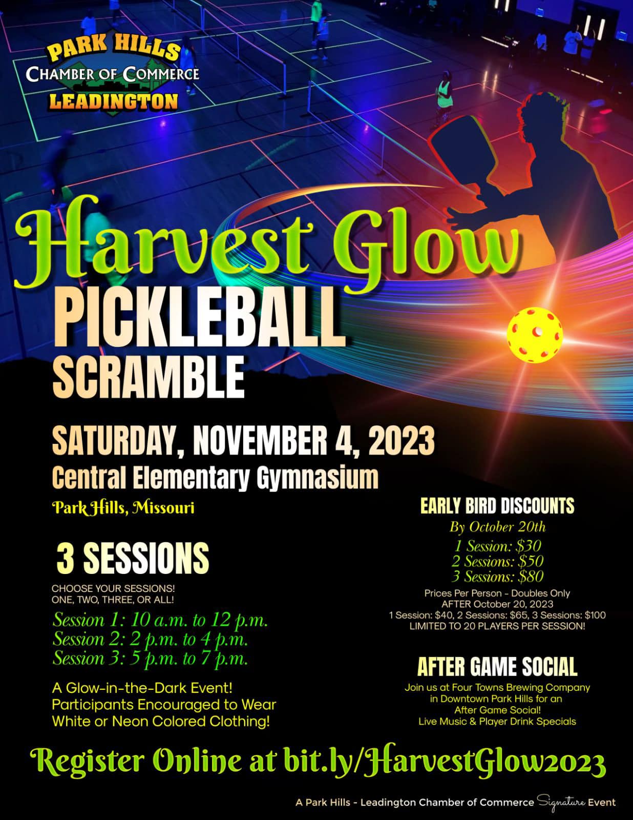 Glow in the Dark Pickleball