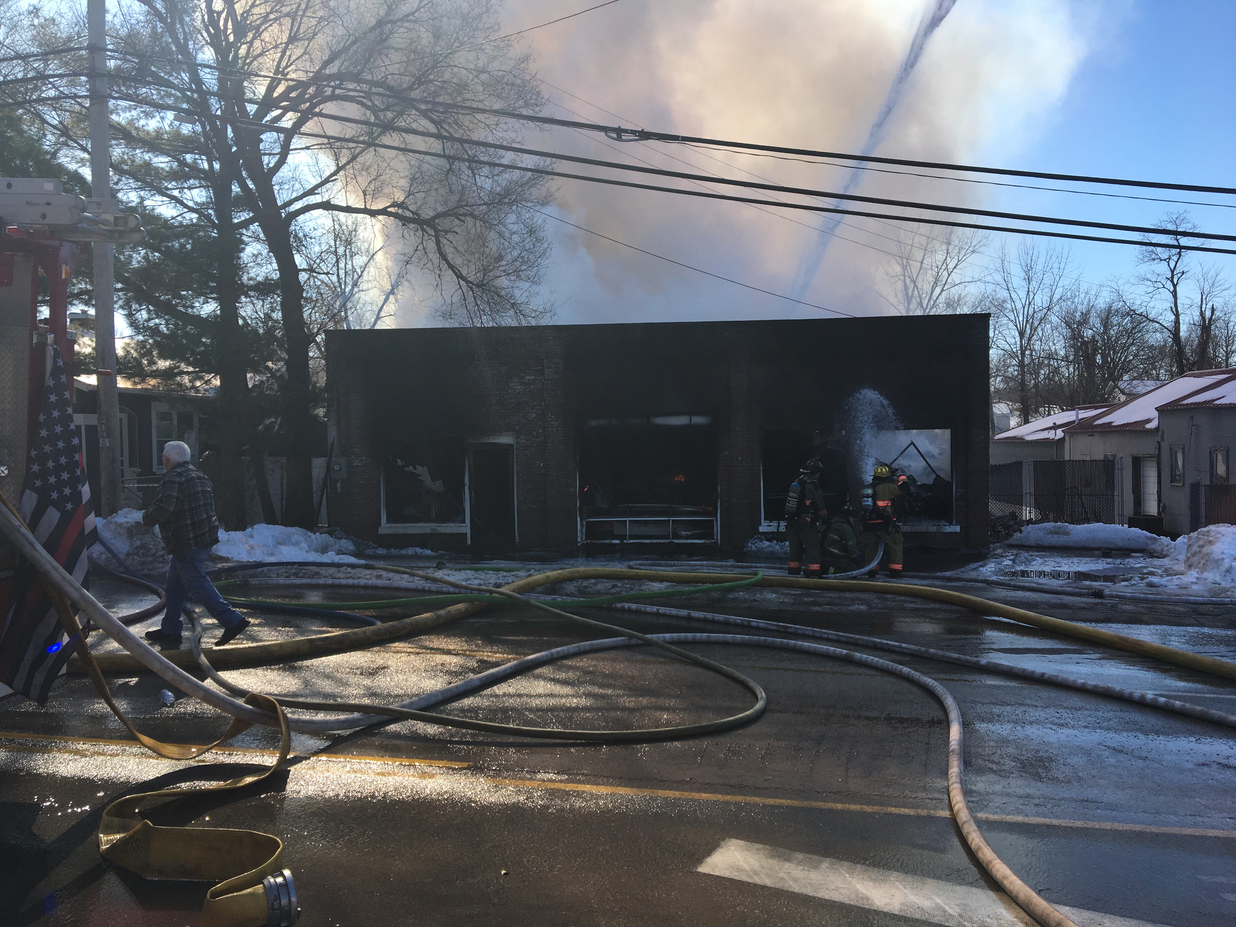 Fire Destroys Scorpion Fence Work Shop