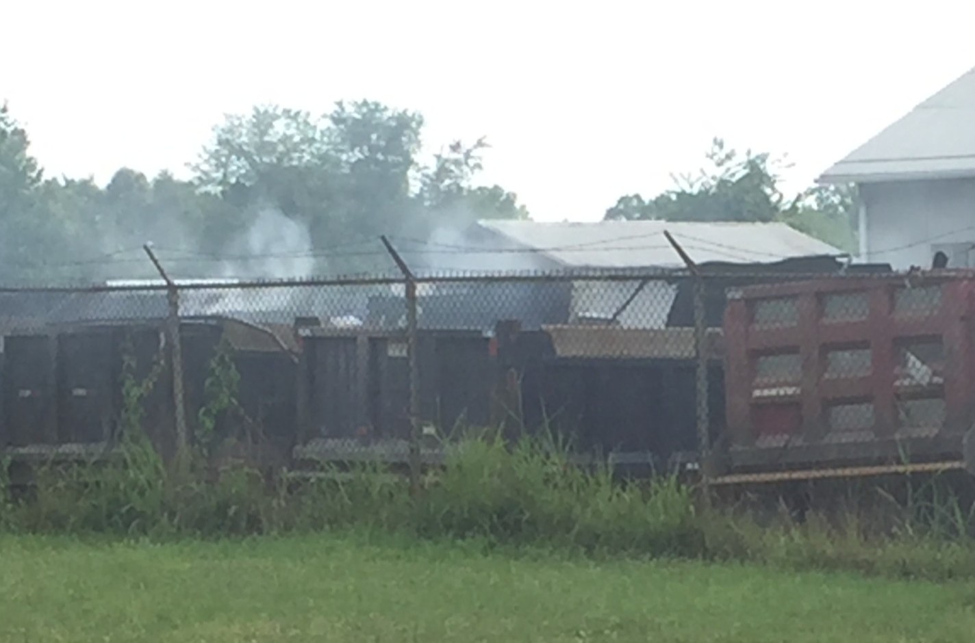 Truck Fire at Campbell's Excavating