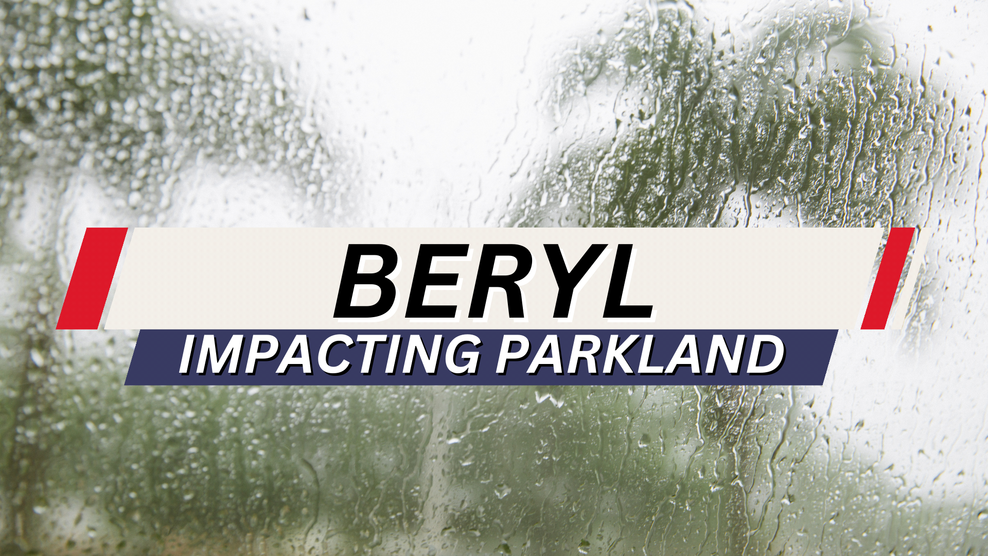 Beryl to Bring Heavy Rainfall to the Parkland