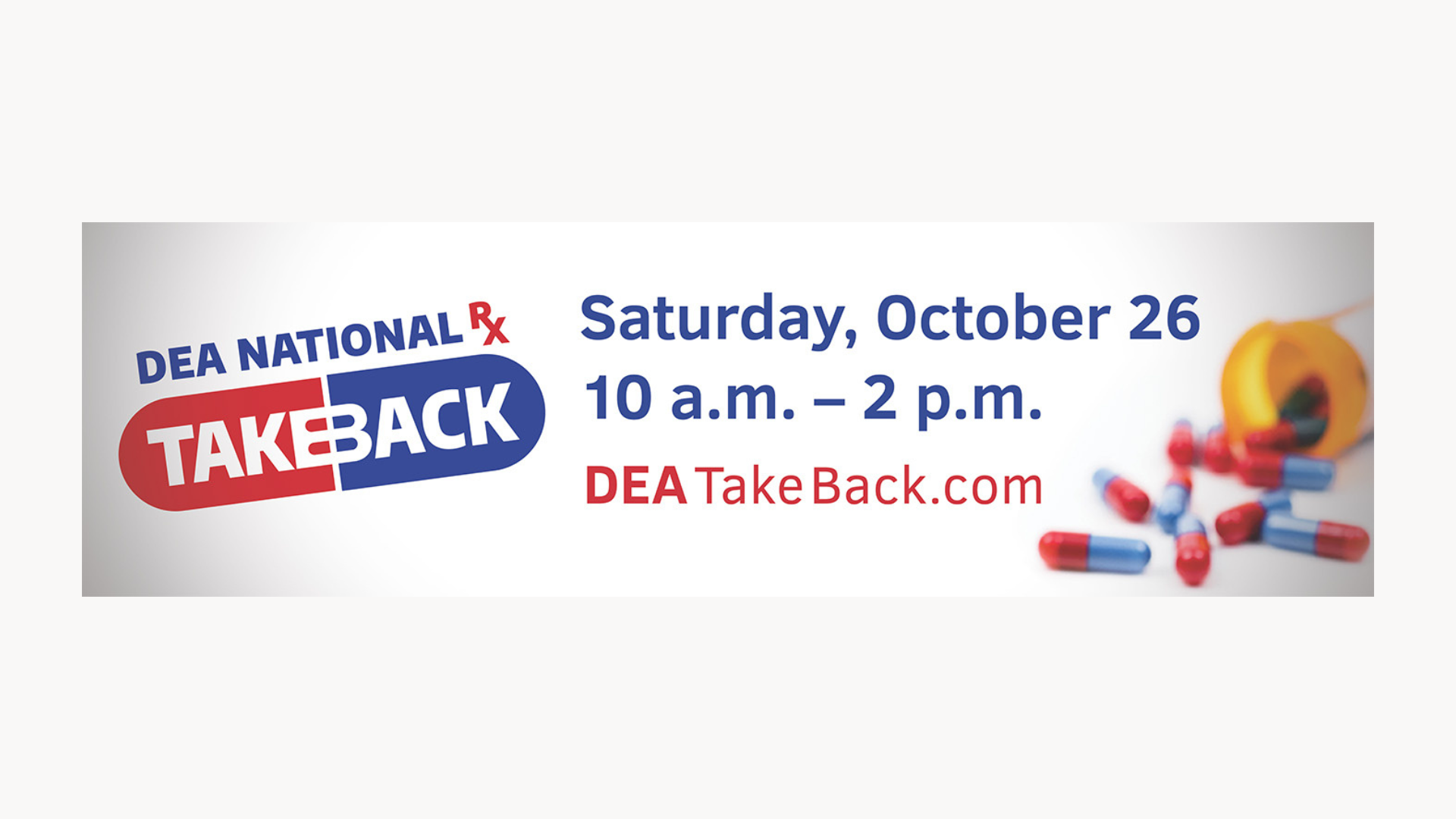 DEA Drug Take-Back Day Set for This Weekend