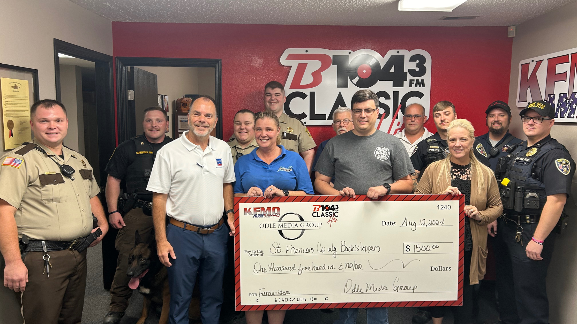 St. Francois County BackStoppers Receive Donation