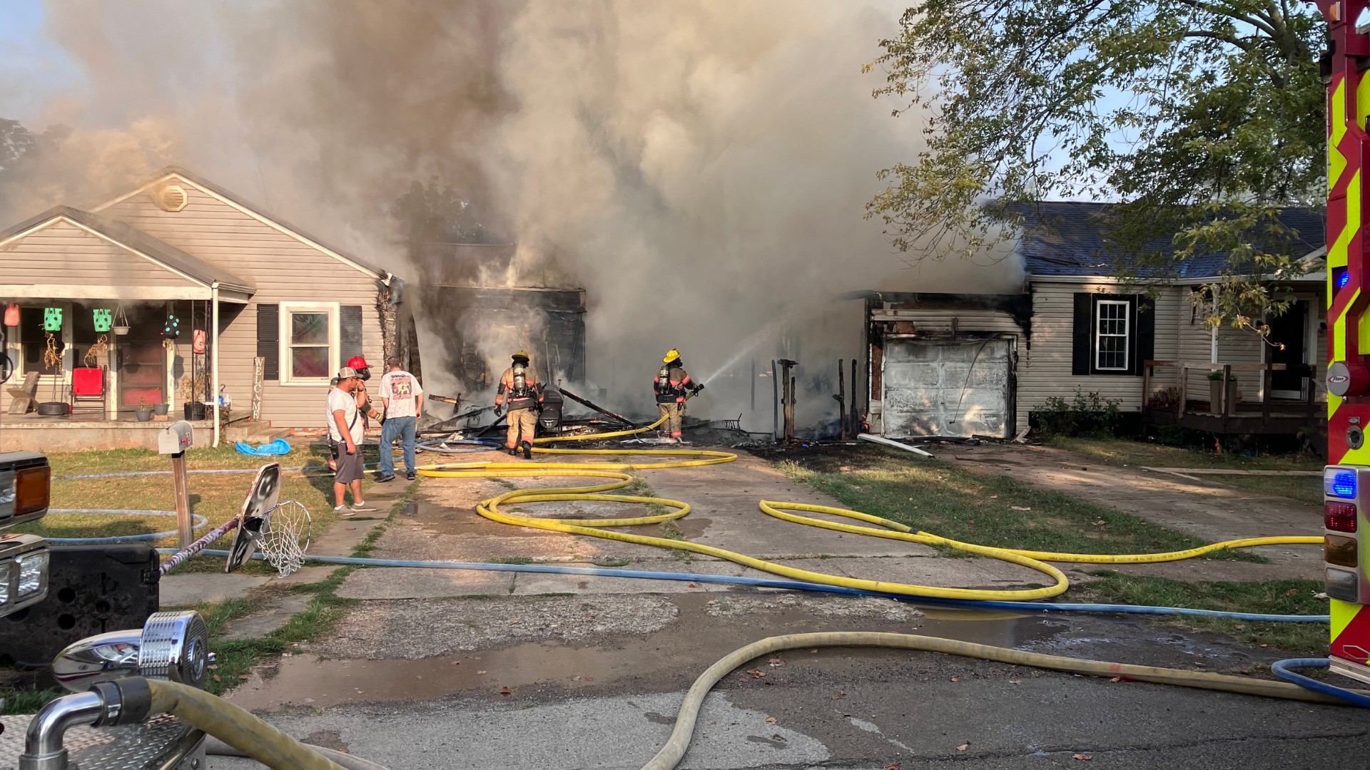 Fourth-Alarm Fire Destroys Two Homes in Park Hills